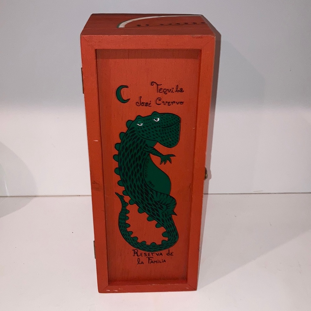 1999 Jose Cuervo Reserva Art Box by Mexican Artist Leonardo Gutierrez Romero